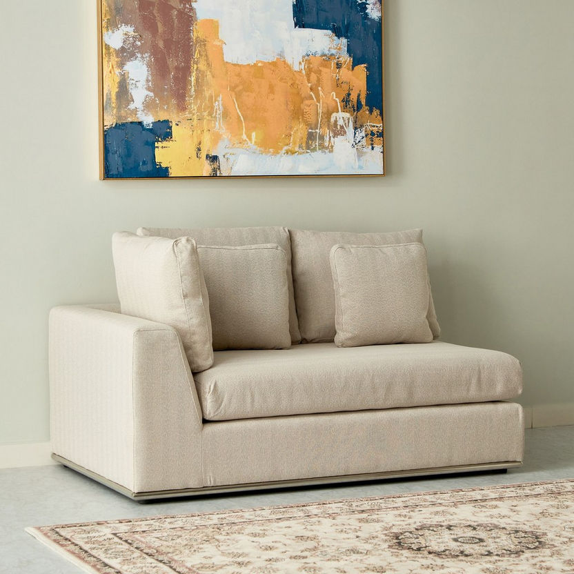 Giovanni Luxurious 2-Seater Fabric Right Arm Corner Sofa-Modular Sofas-image-0