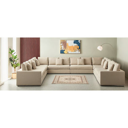 Giovanni Luxurious 2-Seater Fabric Right Arm Corner Sofa