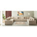 Giovanni Luxurious 2-Seater Fabric Right Arm Corner Sofa-Modular Sofas-thumbnailMobile-10