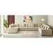 Giovanni Luxurious 2-Seater Fabric Right Arm Corner Sofa-Modular Sofas-thumbnailMobile-11