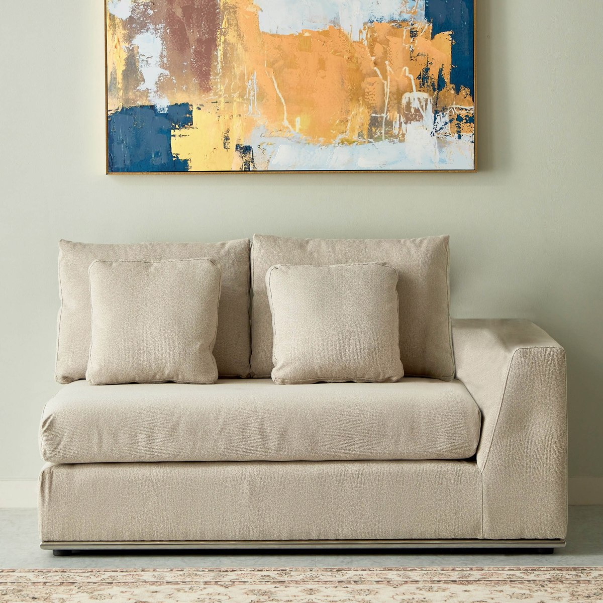 Giovanni Luxurious 2-Seater Fabric Right Arm Corner Sofa-hbxfurniture-livingroom-sofasandsofasets-image-2
