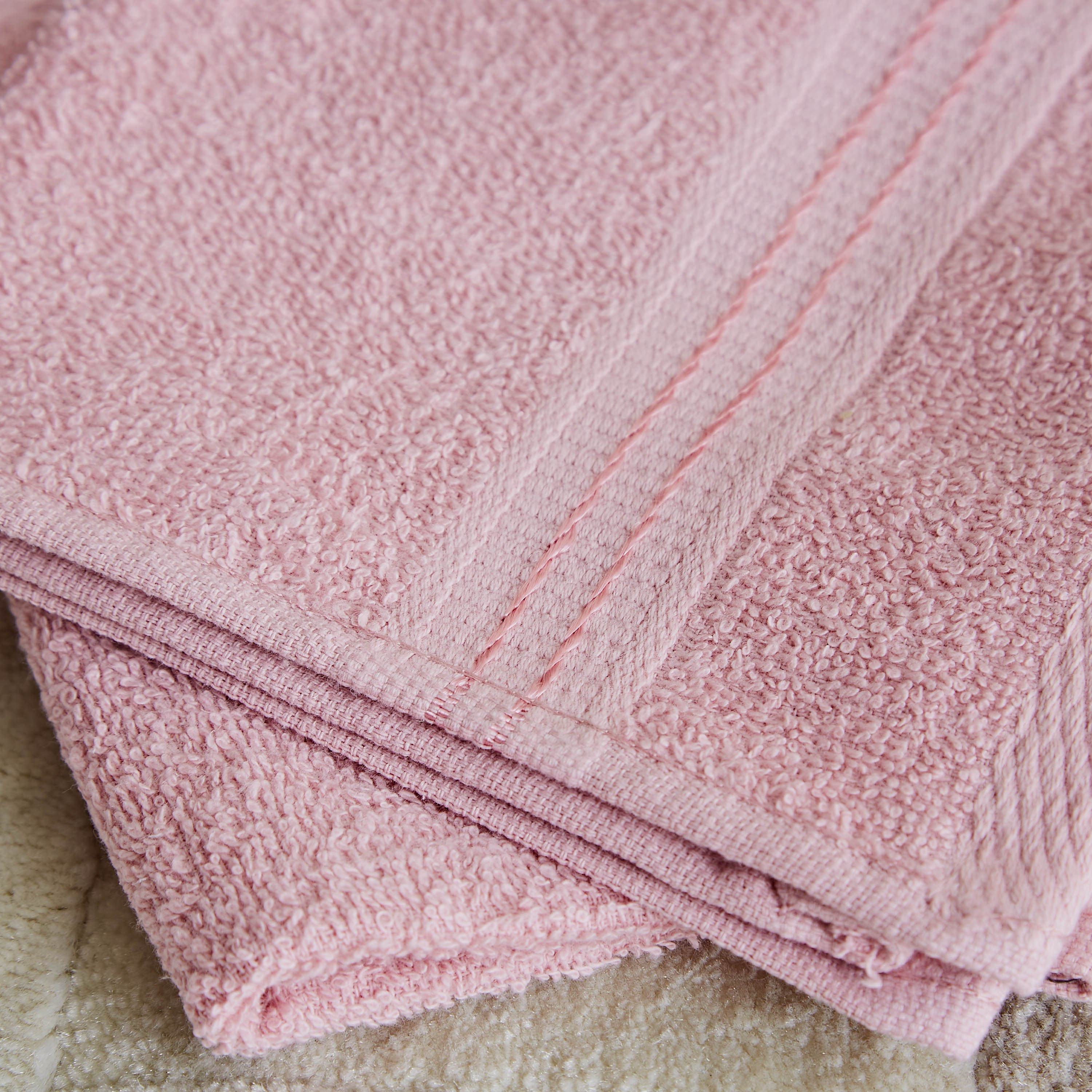 طقم مناشف وجه ممشطة 4 قطع إسينشيال - 30x30 سم-hbxbathroom-bathroomtextiles-image-3