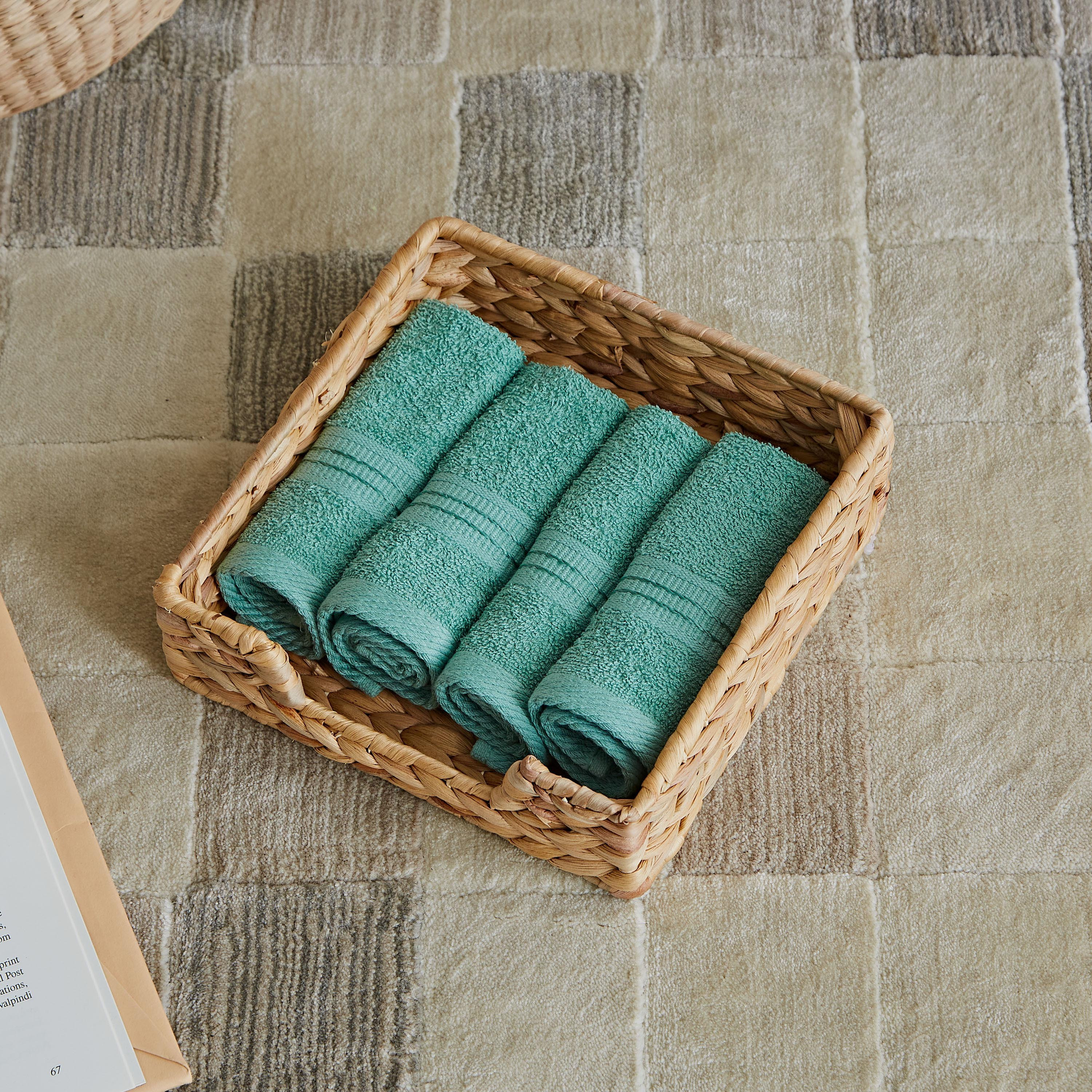 طقم مناشف وجه 4 قطع من إسينشيال - 30x30 سم-hbxbathroom-bathroomtextiles-image-3
