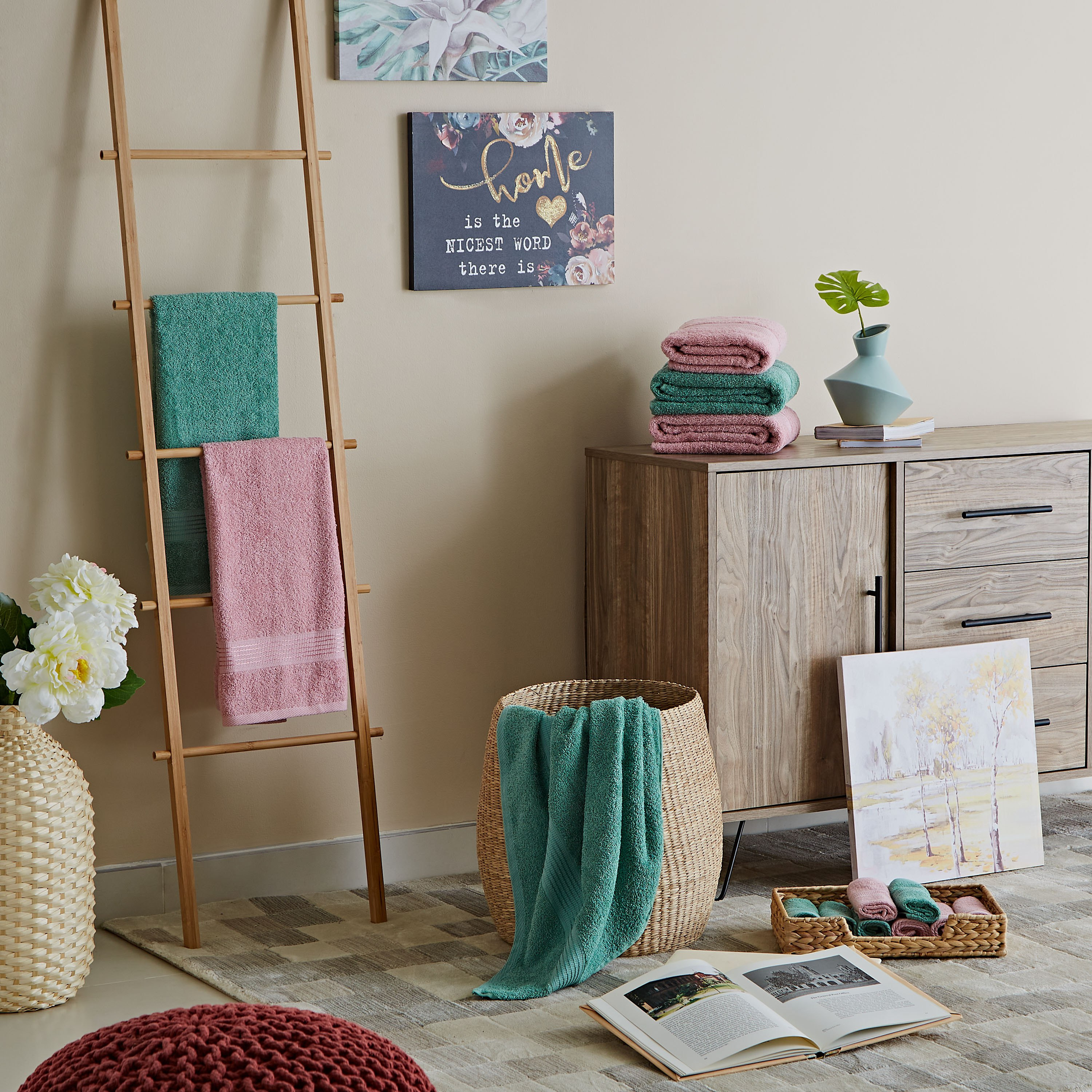 منشفة حمام كبيرة من إسينشيال - 90x150 سم-hbxbathroom-bathroomtextiles-image-4