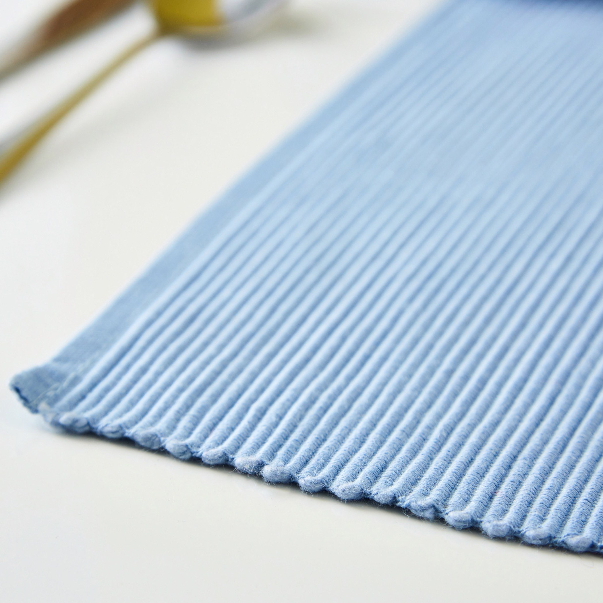 لبادة صحون قطن مضلعة - 30×50 سم-hbxdecorandfurnishings-homefurnishings-tablelinens-image-2