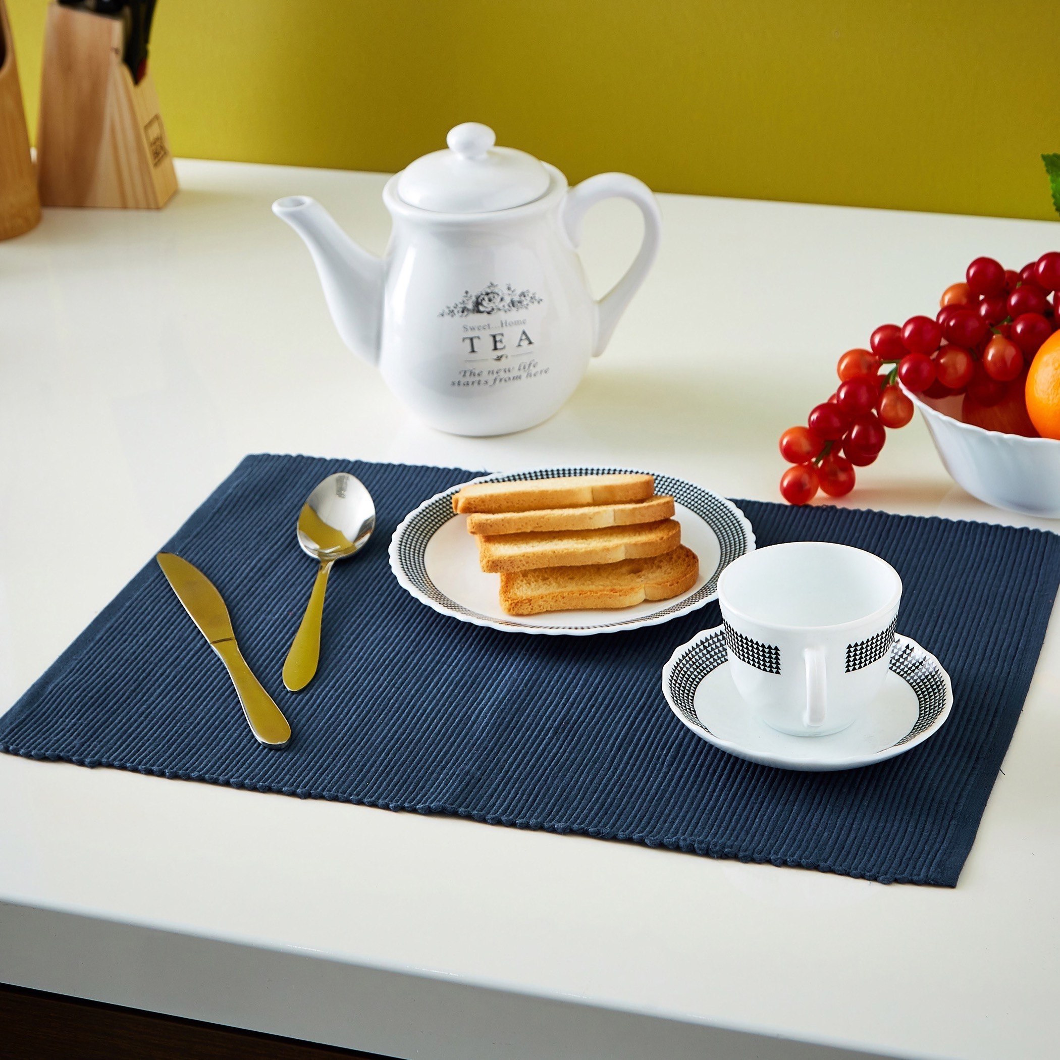 لبادة صحون قطن مضلعة - 30 × 50 سم-hbxdecorandfurnishings-homefurnishings-tablelinens-image-3