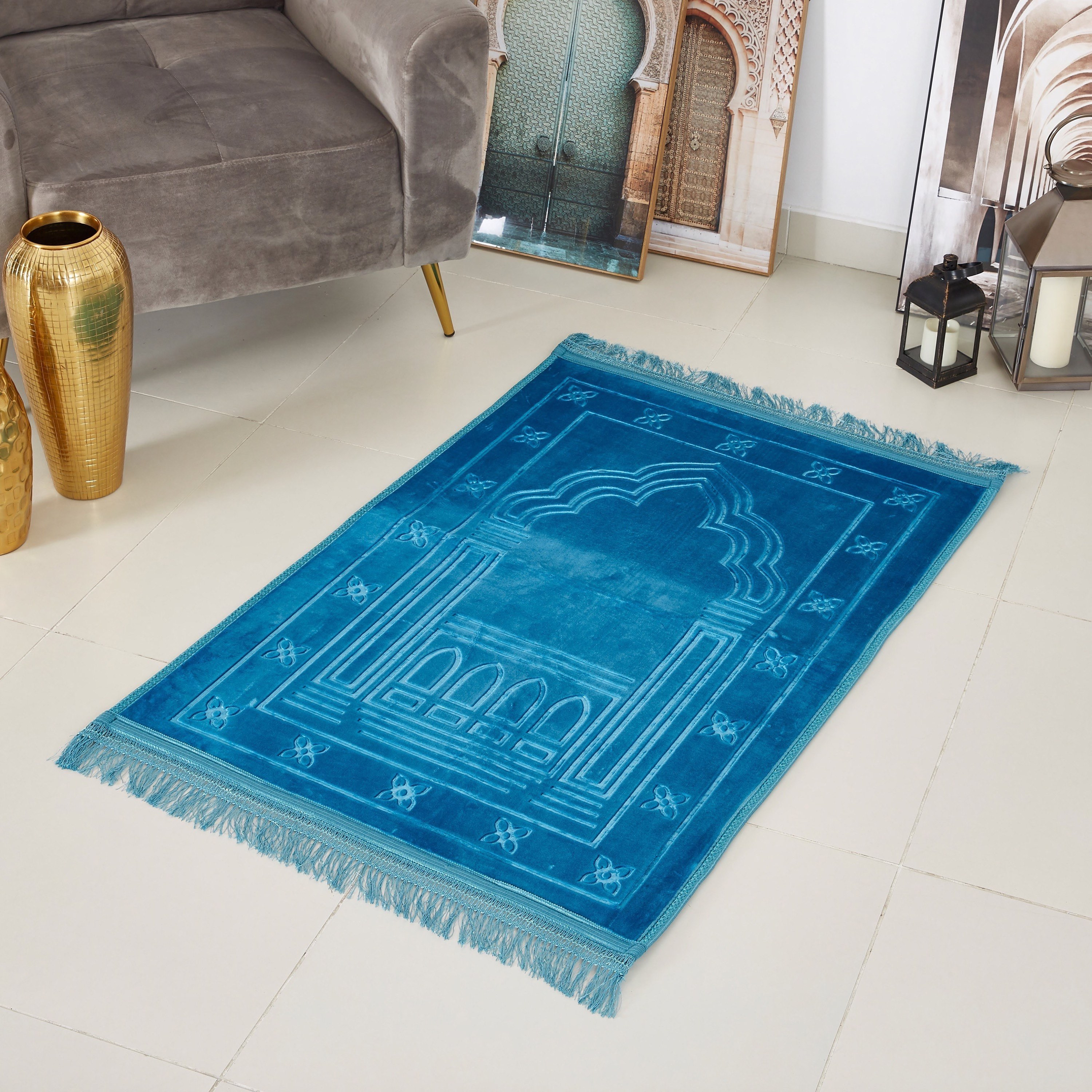 سجادة صلاة مستطيلة - 80x120 سم-hbxlivingroom-floorcoverings-prayermats-image-1