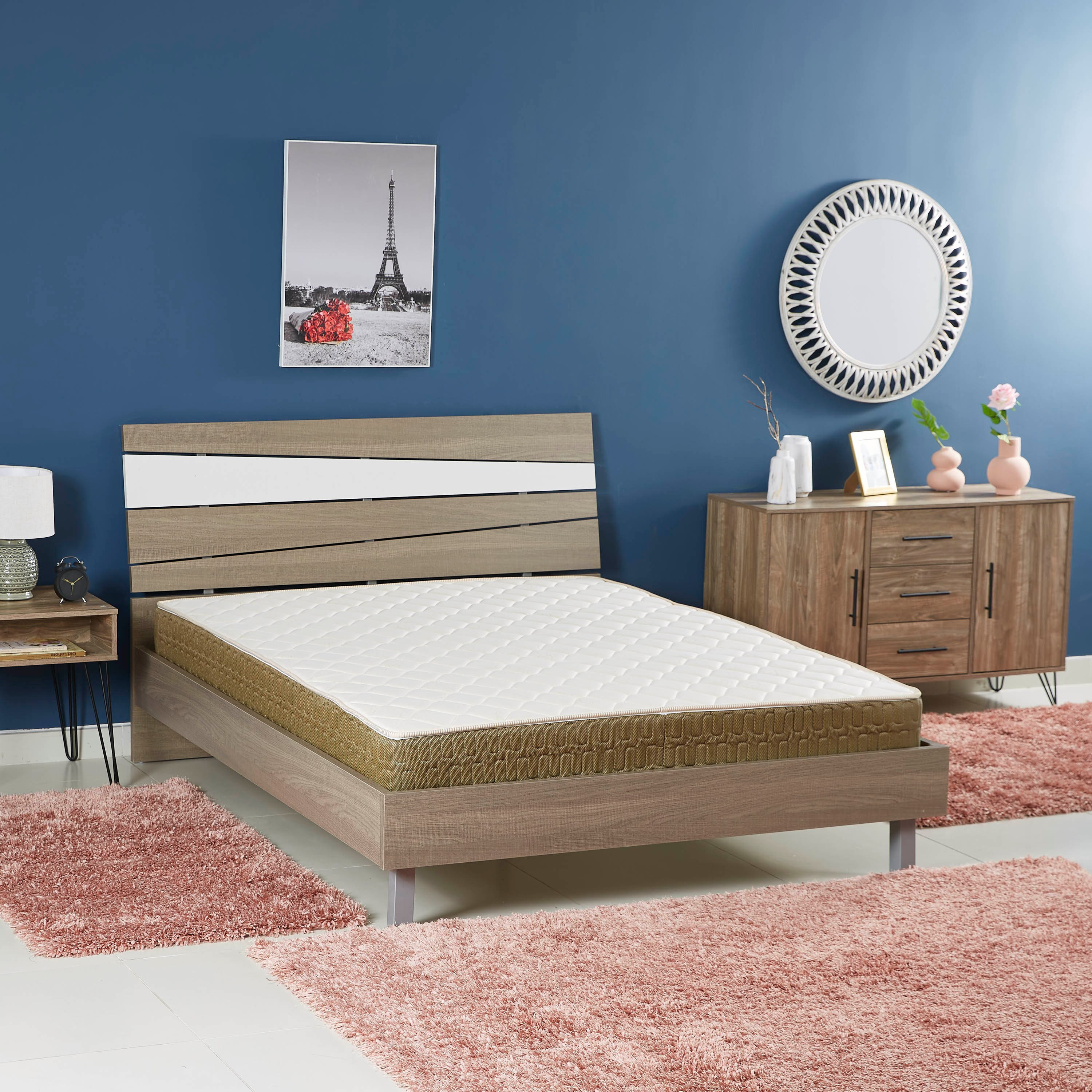 iAthena Queen Size Bonnell Spring Mattress - 200x150 cm-hbxbedroom-mattresses-queen-image-6