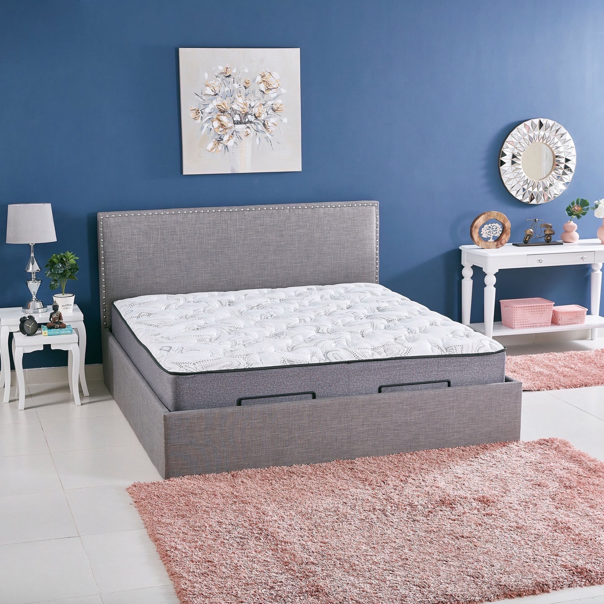 مرتبة كينج بنوابض جيبية مع إسفنج مطّاطي من ريجنت  - 180x200x28 سم-hbxfurniture-mattresses-king-image-4