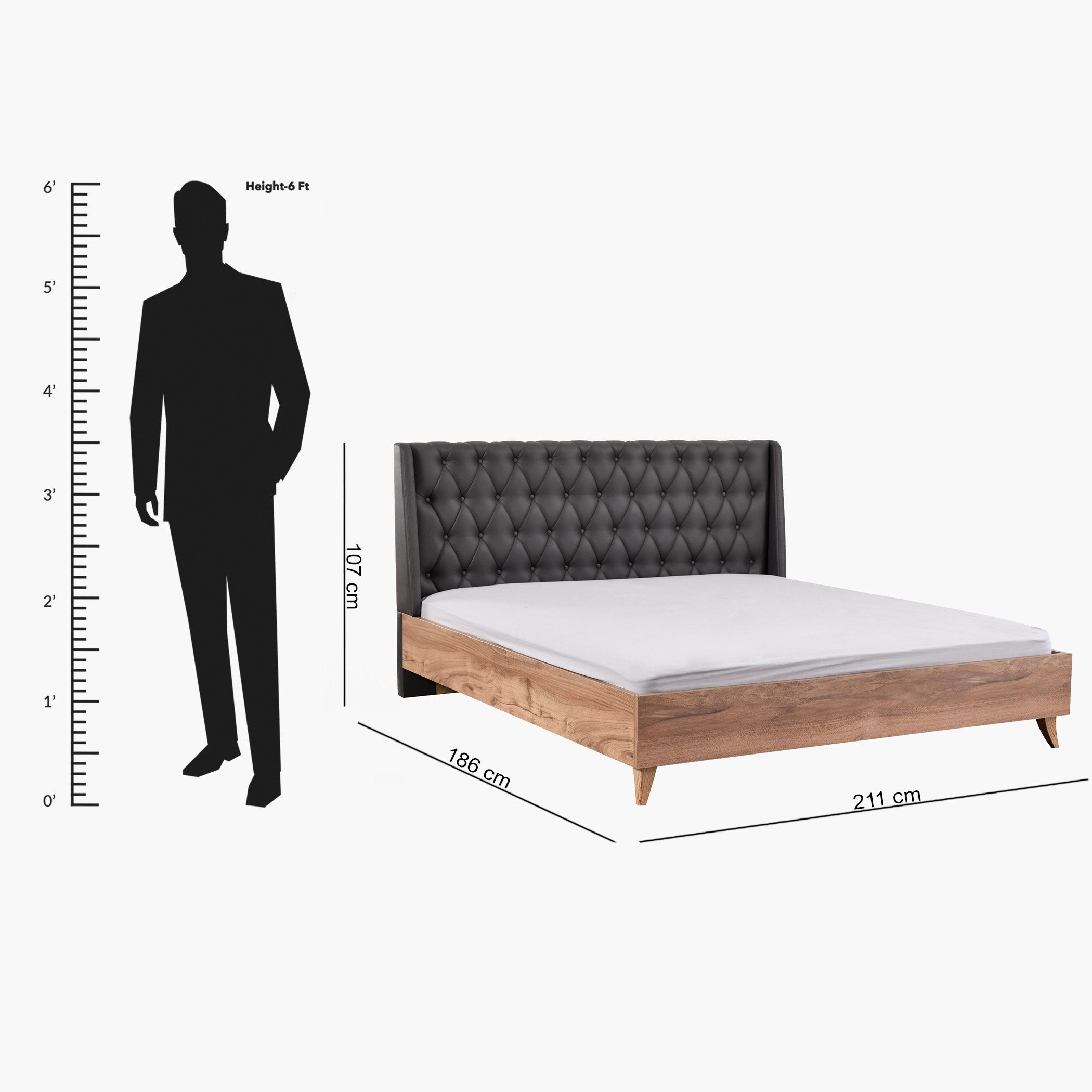 طقم غرفة نوم كينج 5 قطع من هاريس - 180x200 سم-hbxbedroom-bedsandbedsets-bedroomsets-king-image-12