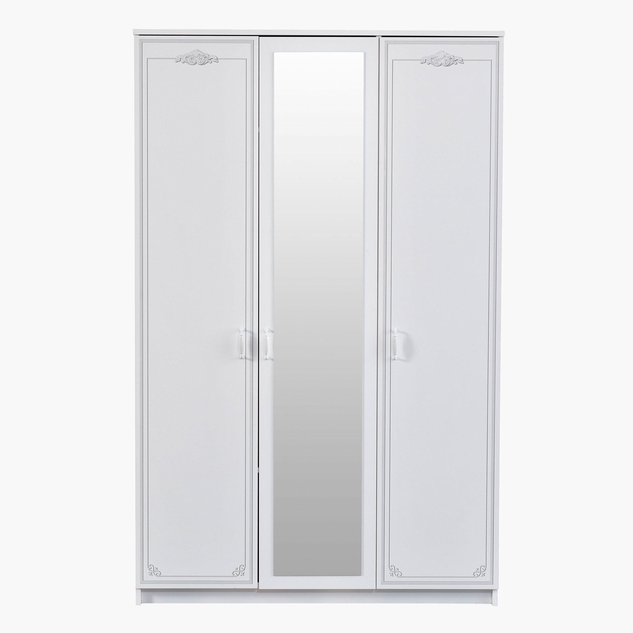 خزانة ملابس 3 أبواب مع مرآة - فلورا من موڤو -hbxfurniture-wardrobes-image-2