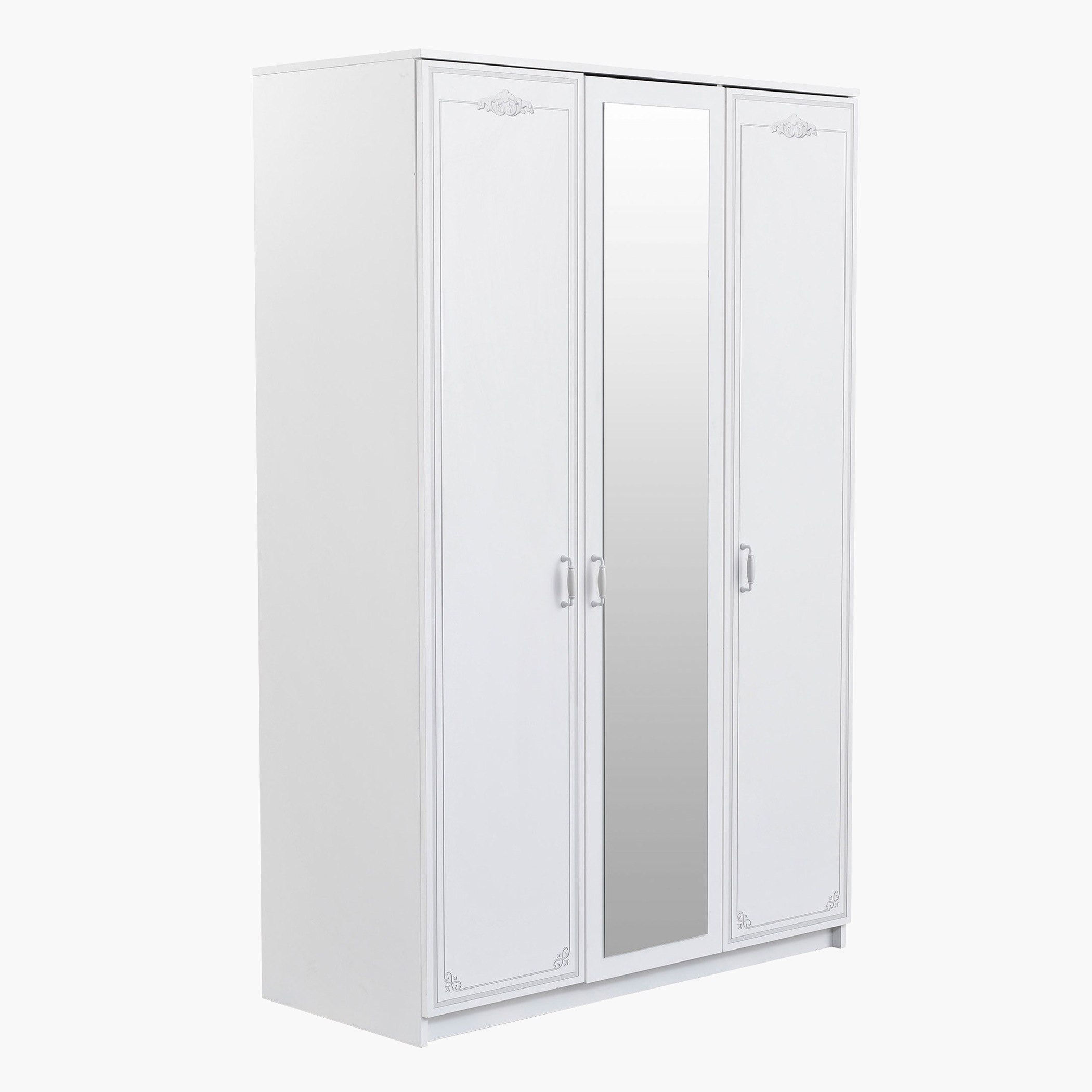 خزانة ملابس 3 أبواب مع مرآة - فلورا من موڤو -hbxfurniture-wardrobes-image-3