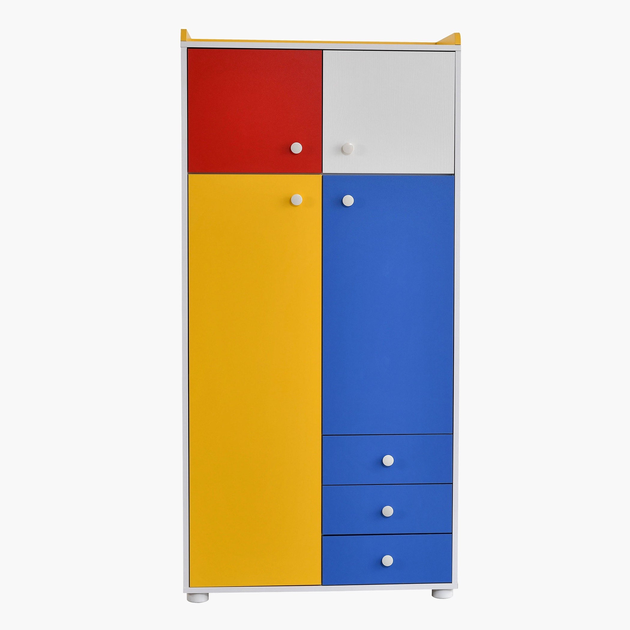 خزانة ملابس ببابين و 3 أدراج من هابي-hbxfurniture-wardrobes-image-2
