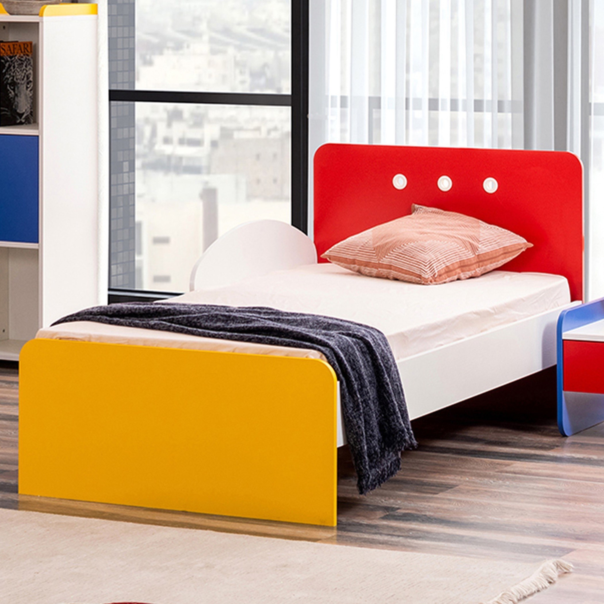 سرير فردي من هابي- 90x190 سم-hbxfurniture-bedsandbedsets-beds-single-image-1