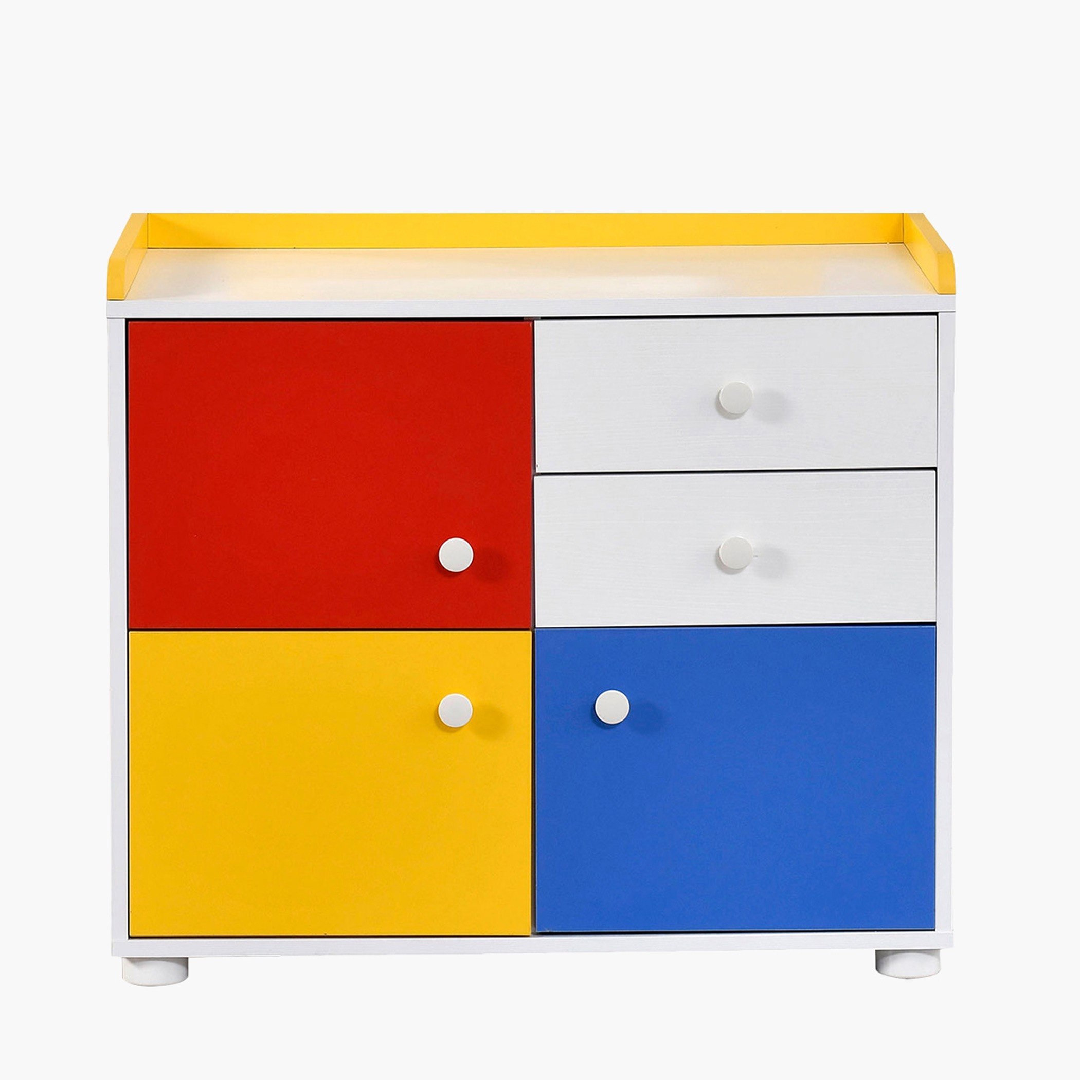 طاولة تزيين بـ3 أبواب ودرجين دون مرآة من هابي-hbxfurniture-kidsroom-kidsdressersandmirrors-image-2