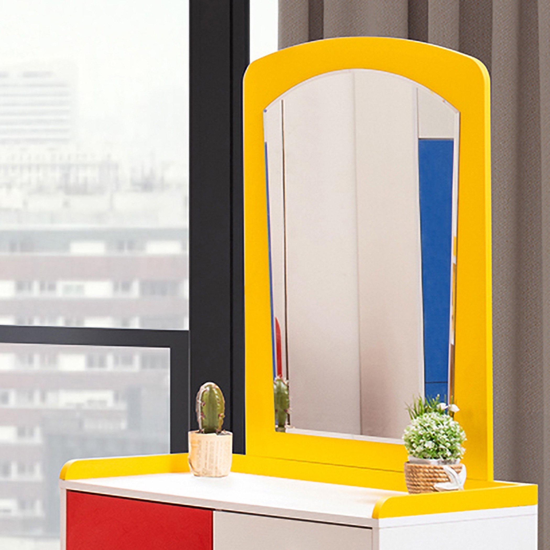 مرآة دون طاولة تزيين من هابي-hbxfurniture-kidsroom-kidsdressersandmirrors-image-1
