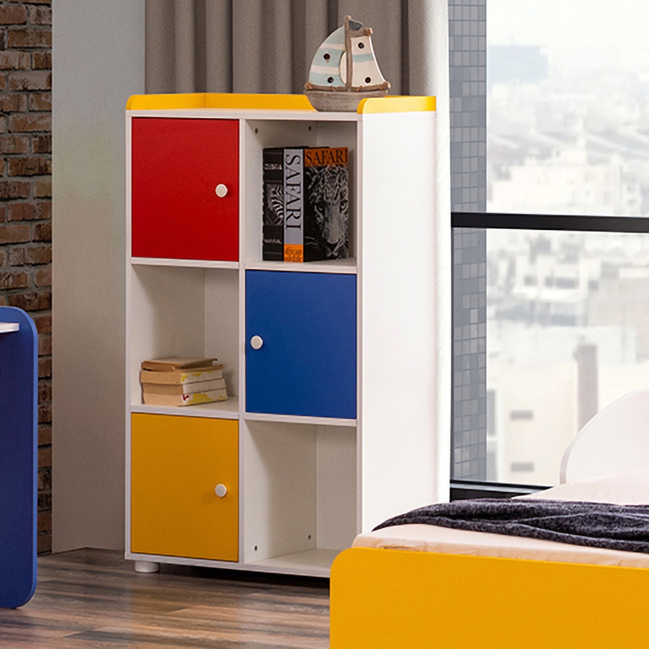 مكتبة صندوق ألعاب من هابي-hbxfurniture-office-bookcases-image-1