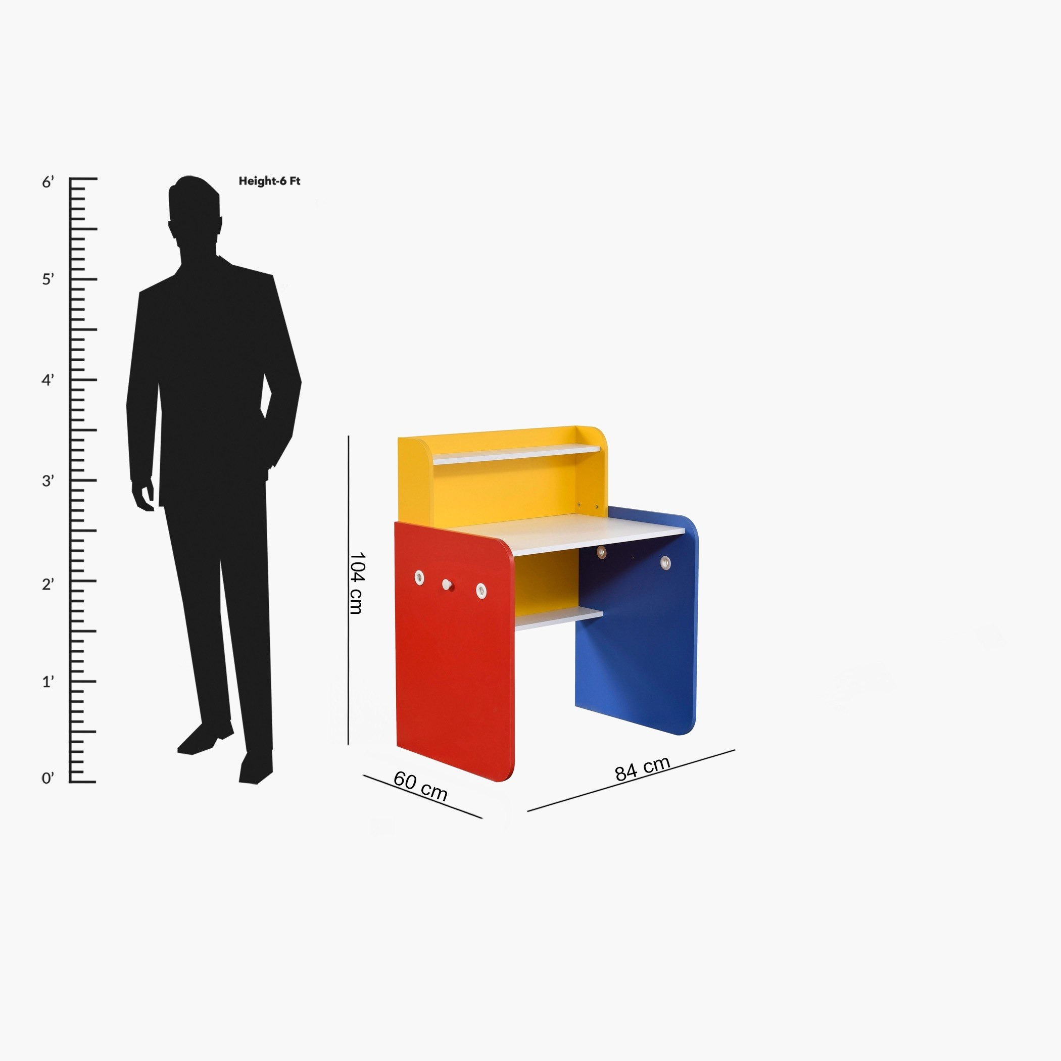 مكتب دراسة بخزانة من هابي-hbxfurniture-office-desks-image-5