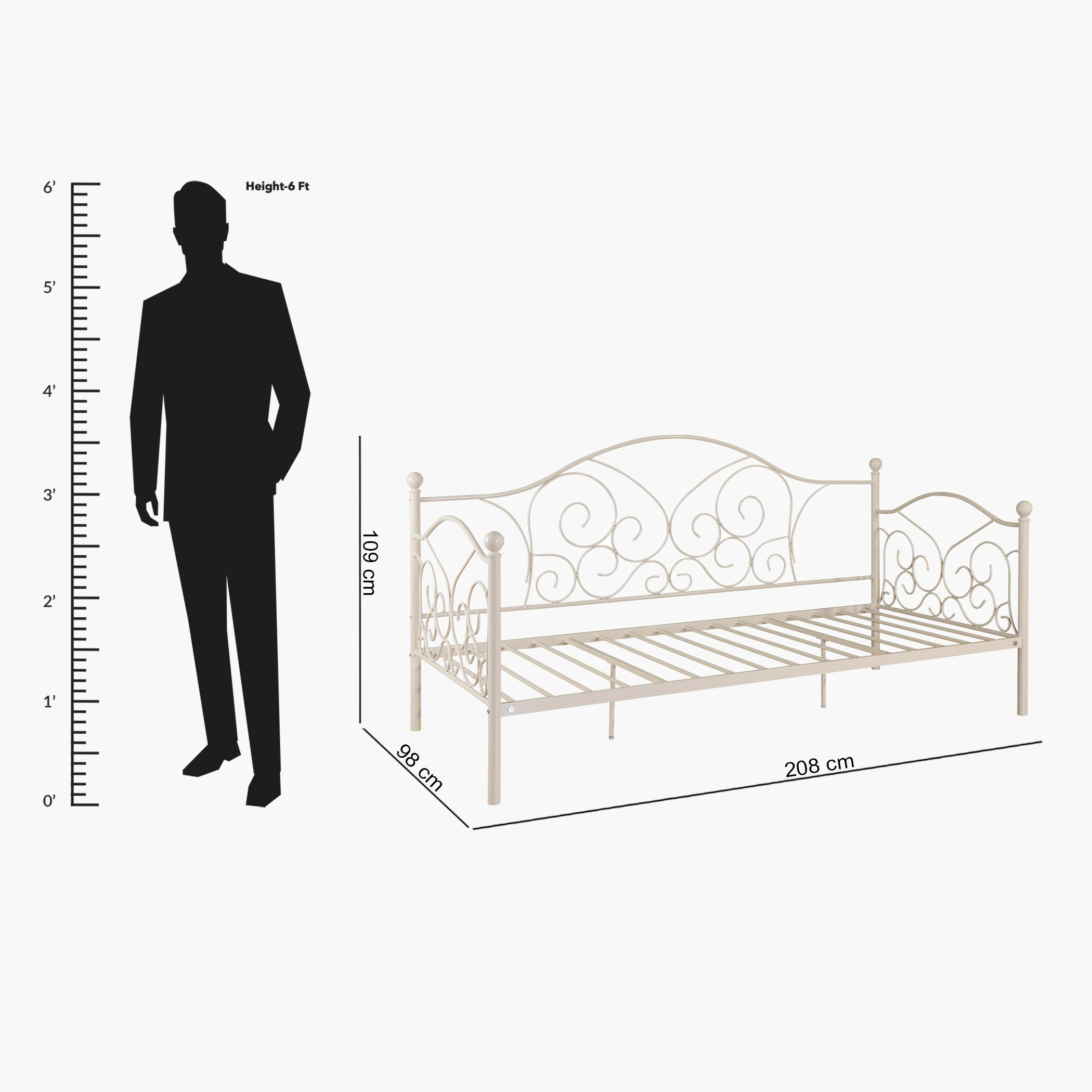 سرير نهاري فردي - فلورا من موڤو - 90x200 سم-hbxbedroom-bedsandbedsets-daybeds-image-6