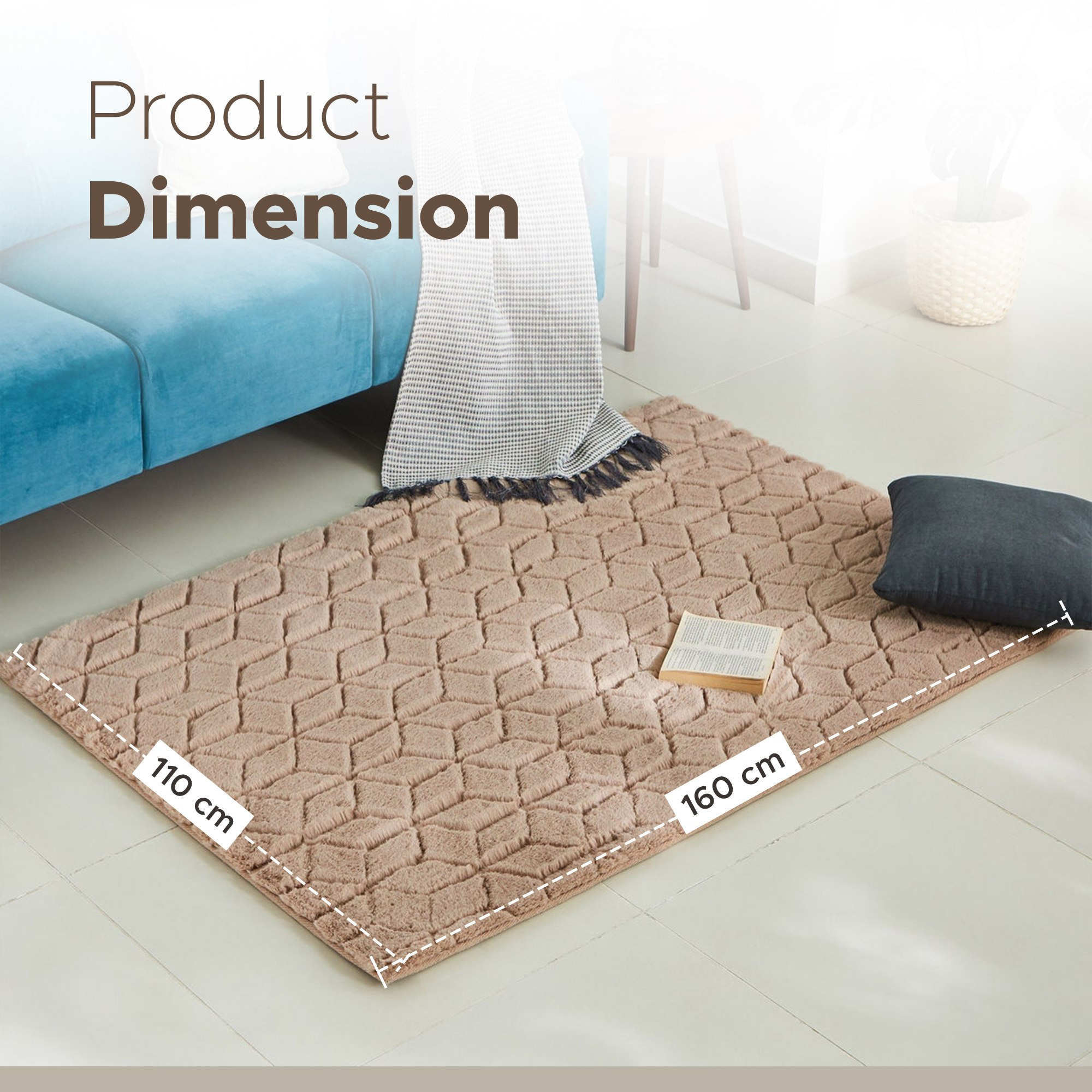 سجادة فرو أرنب مخيّطة بنمط هندسي من برلين - 110x160 سم-hbxdecorandfurnishings-floorcoverings-rugs-image-6