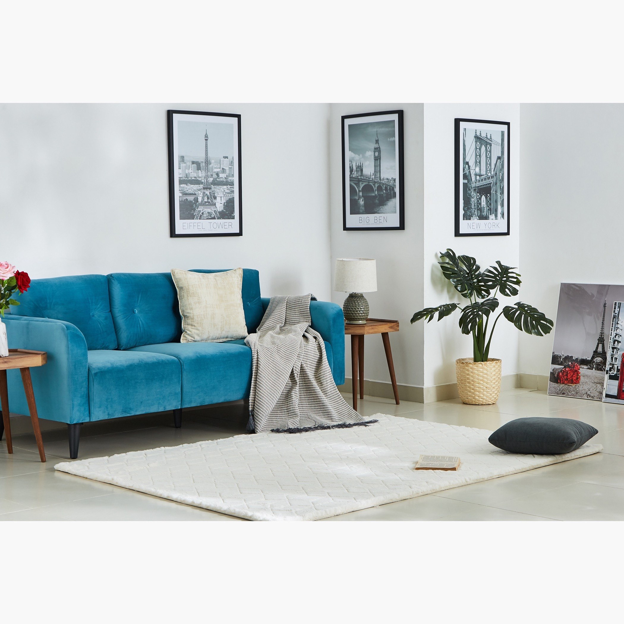 سجادة فرو أرنب مخيّطة بنمط هندسي من برلين - 150x200 سم-hbxdecorandfurnishings-floorcoverings-rugs-image-4
