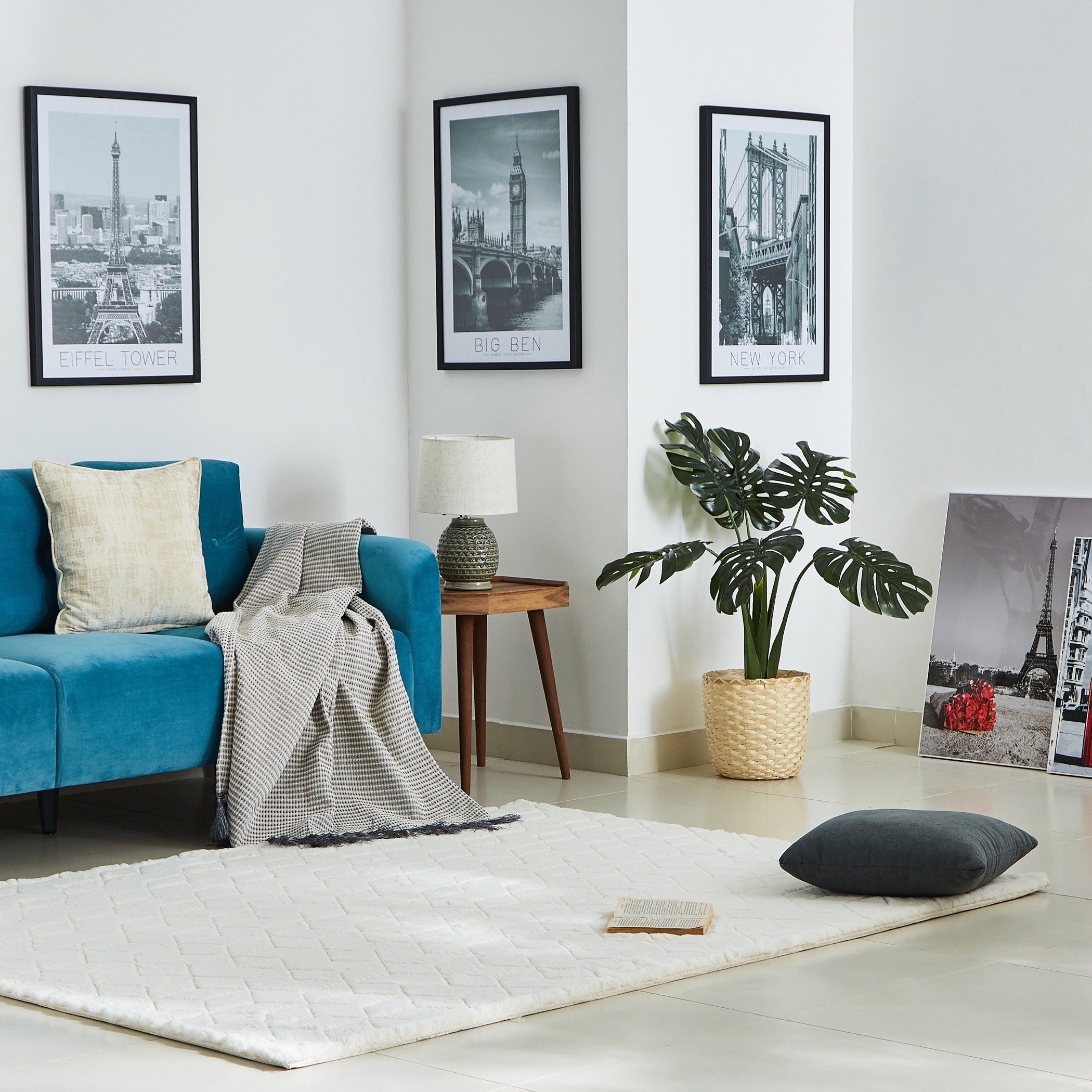 سجادة فرو أرنب مخيّطة بنمط هندسي من برلين - 150x200 سم-hbxdecorandfurnishings-floorcoverings-rugs-image-5