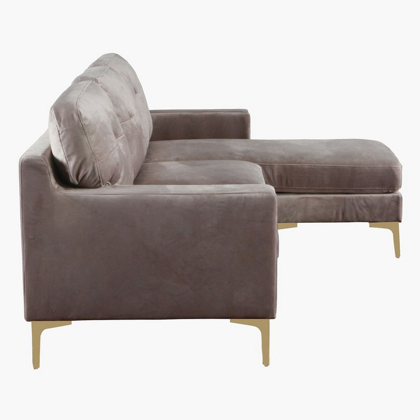Celine Left Right Facing Velvet Corner Sofa-Sofas-image-4