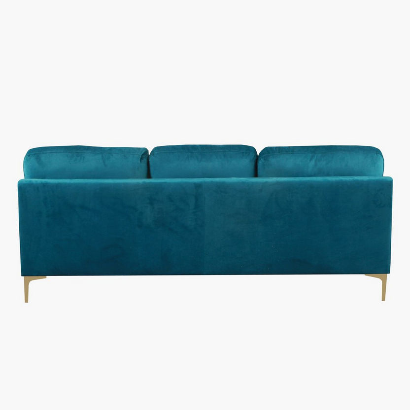 Celine 3-Seater Velvet Sofa-Sofas-image-3
