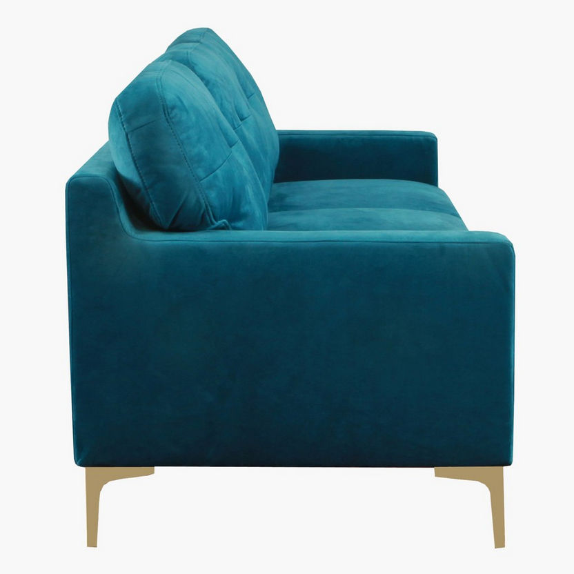 Celine 3-Seater Velvet Sofa-Sofas-image-4