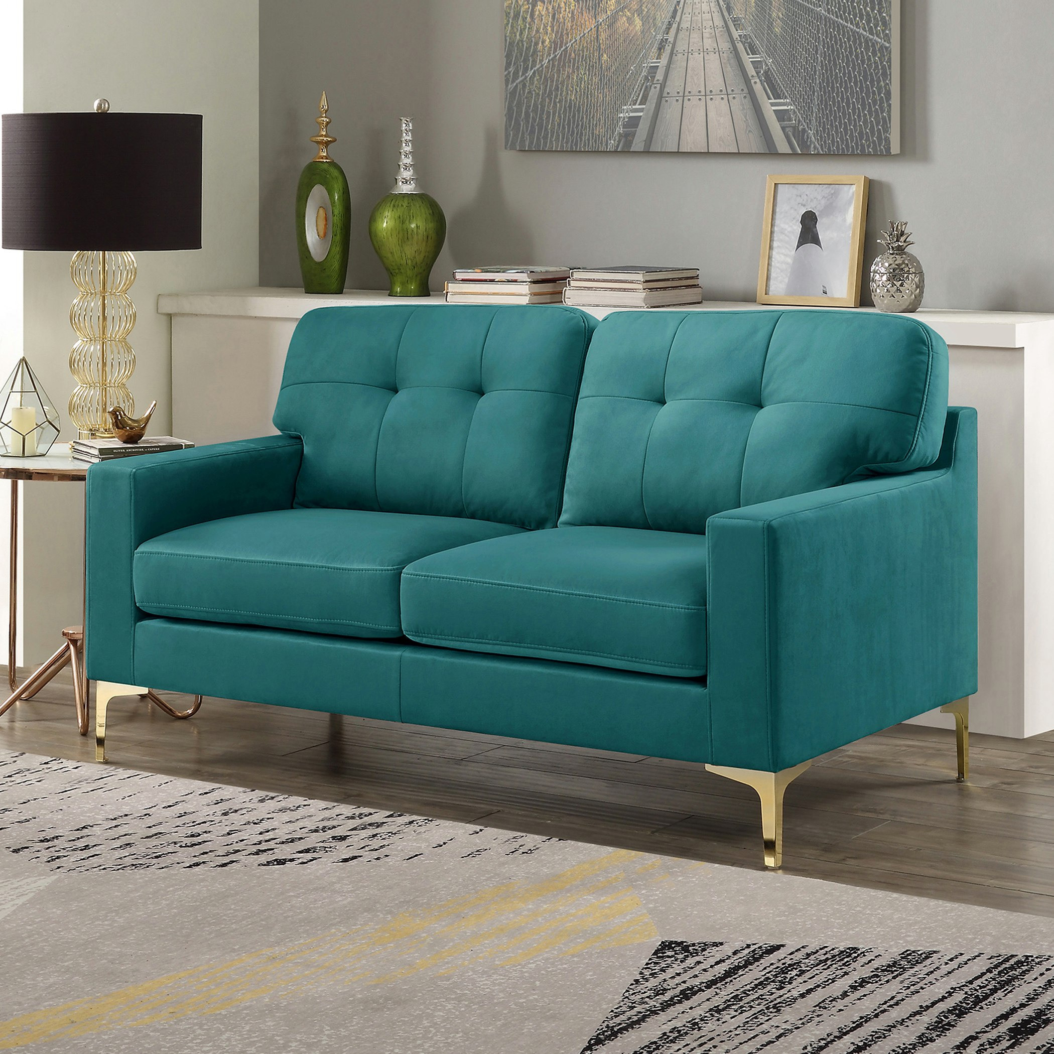 كنبة مخمليّة مقعدين من سيلين-hbxlivingroom-sofasandarmchairs-sofas-image-1