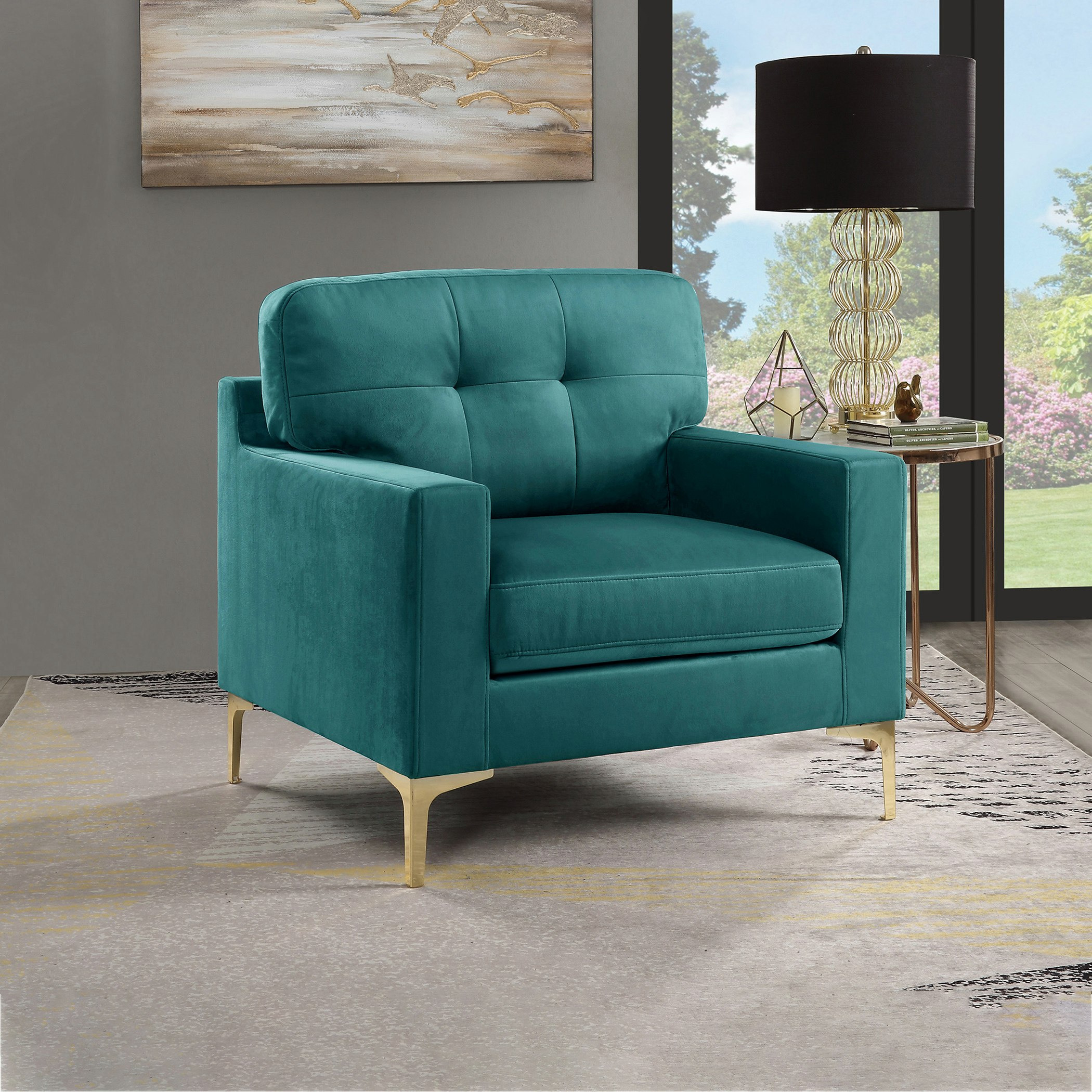 كنبة مخمليّة مقعد واحد من سيلين-hbxlivingroom-sofasandarmchairs-sofas-image-1