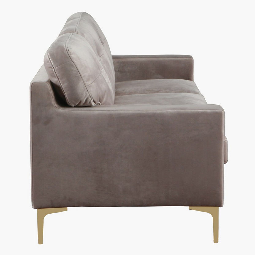 Celine 3-Seater Velvet Sofa-Sofas-image-3