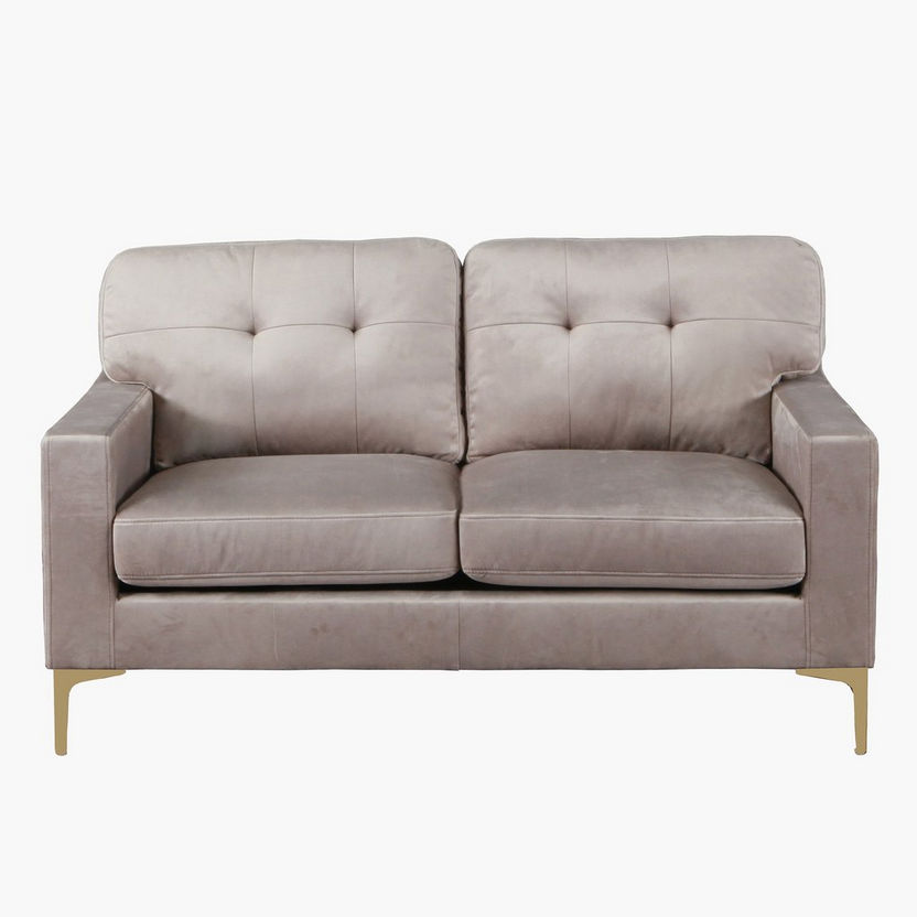 Celine 2-Seater Velvet Sofa-Sofas-image-1