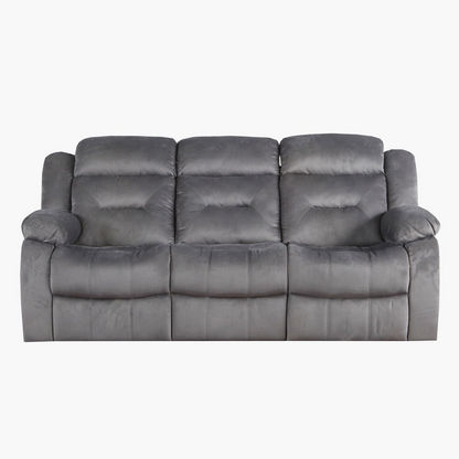 Keith 3-Seater Fabric Recliner Sofa-Recliner Sofas-image-1
