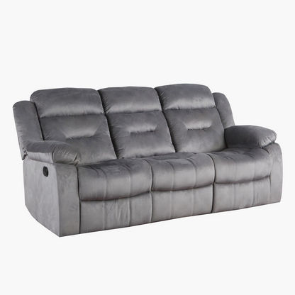 Keith 3-Seater Fabric Recliner Sofa-Recliner Sofas-image-2