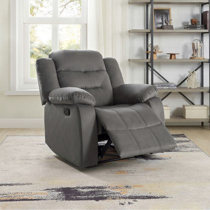 Keith 1-Seater Fabric Recliner Sofa-Armchairs-image-0