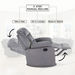 Keith 1-Seater Fabric Recliner Sofa-Armchairs-thumbnailMobile-4