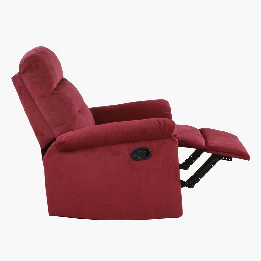 Gala 1-Seater Fabric Recliner-Recliner Sofas-image-3