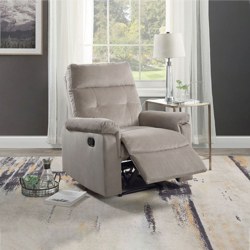 Gala 1-Seater Fabric Recliner-Recliner Sofas-image-0