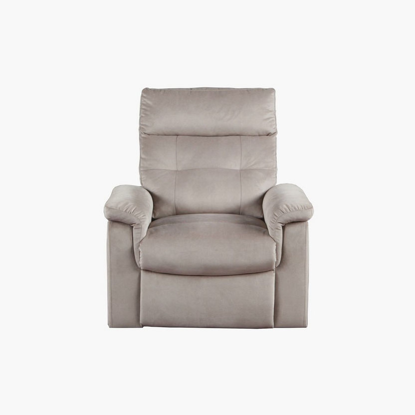Gala 1-Seater Fabric Recliner-Recliner Sofas-image-1