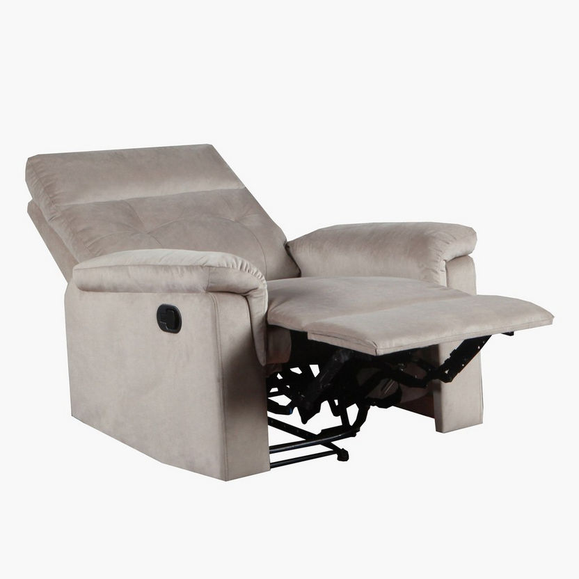 Gala 1-Seater Fabric Recliner-Recliner Sofas-image-4