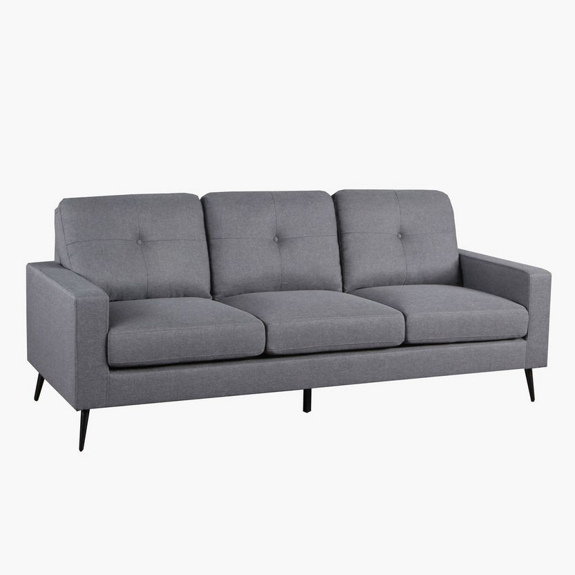 Finland 3-Seater Fabric Sofa-Sofas-image-2