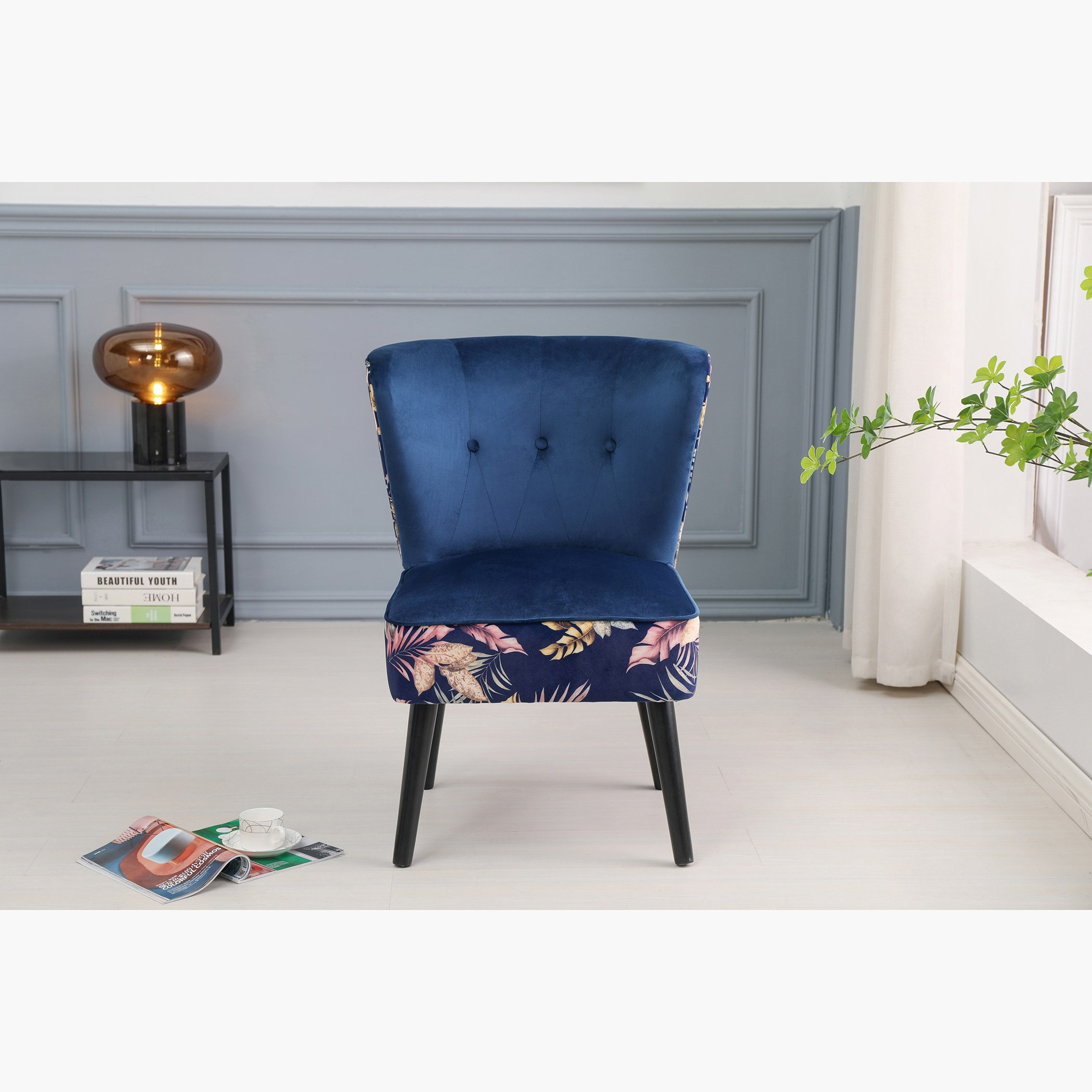 كرسي فردي مخملي من ميريل-hbxlivingroom-sofasandarmchairs-easychairs-image-1