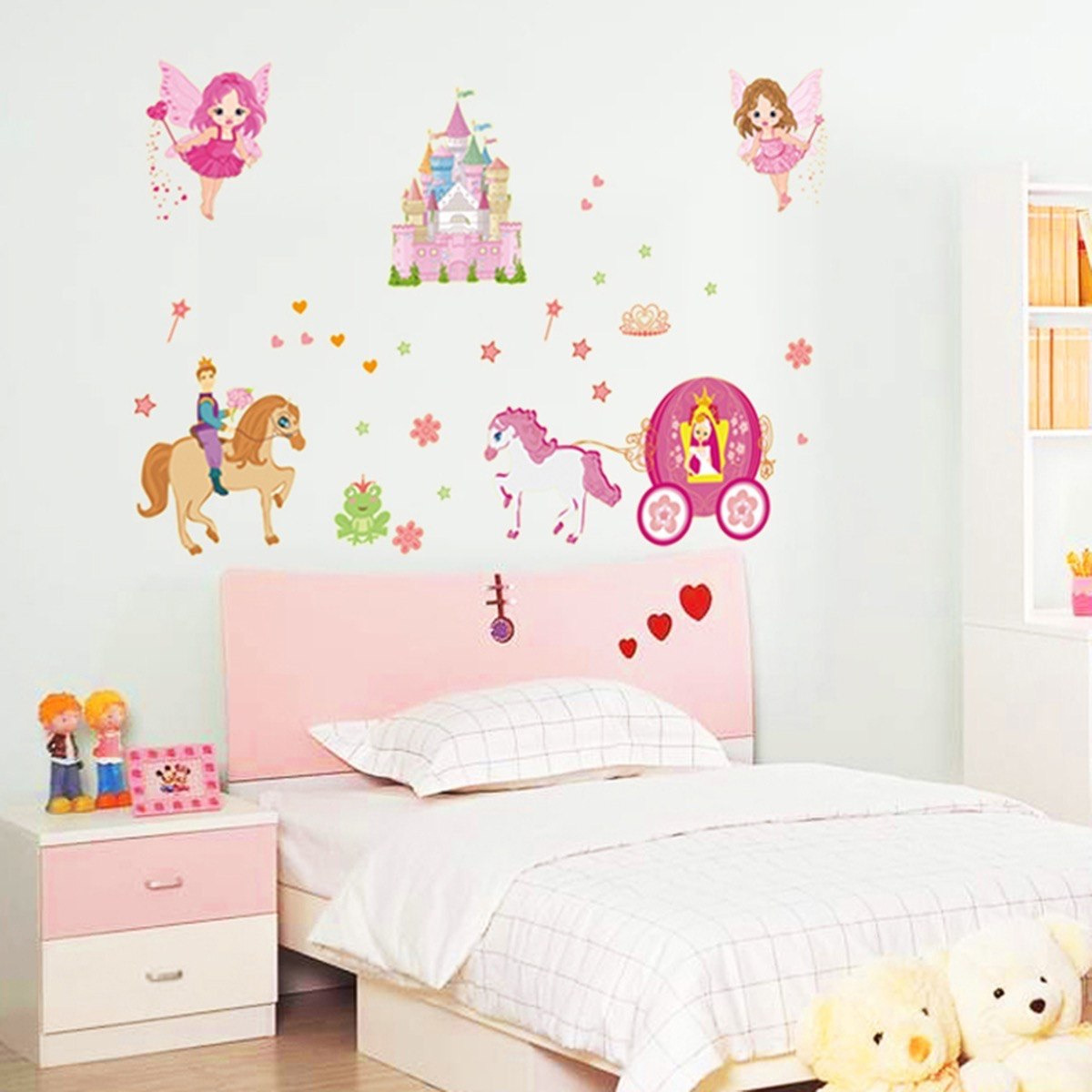ملصقات قابلة لإعادة الاستخدام بتصميم قلعة الأميرة من ريريتي- 90 سم-hbxhomeware-hbxkidsandyouth-image-1