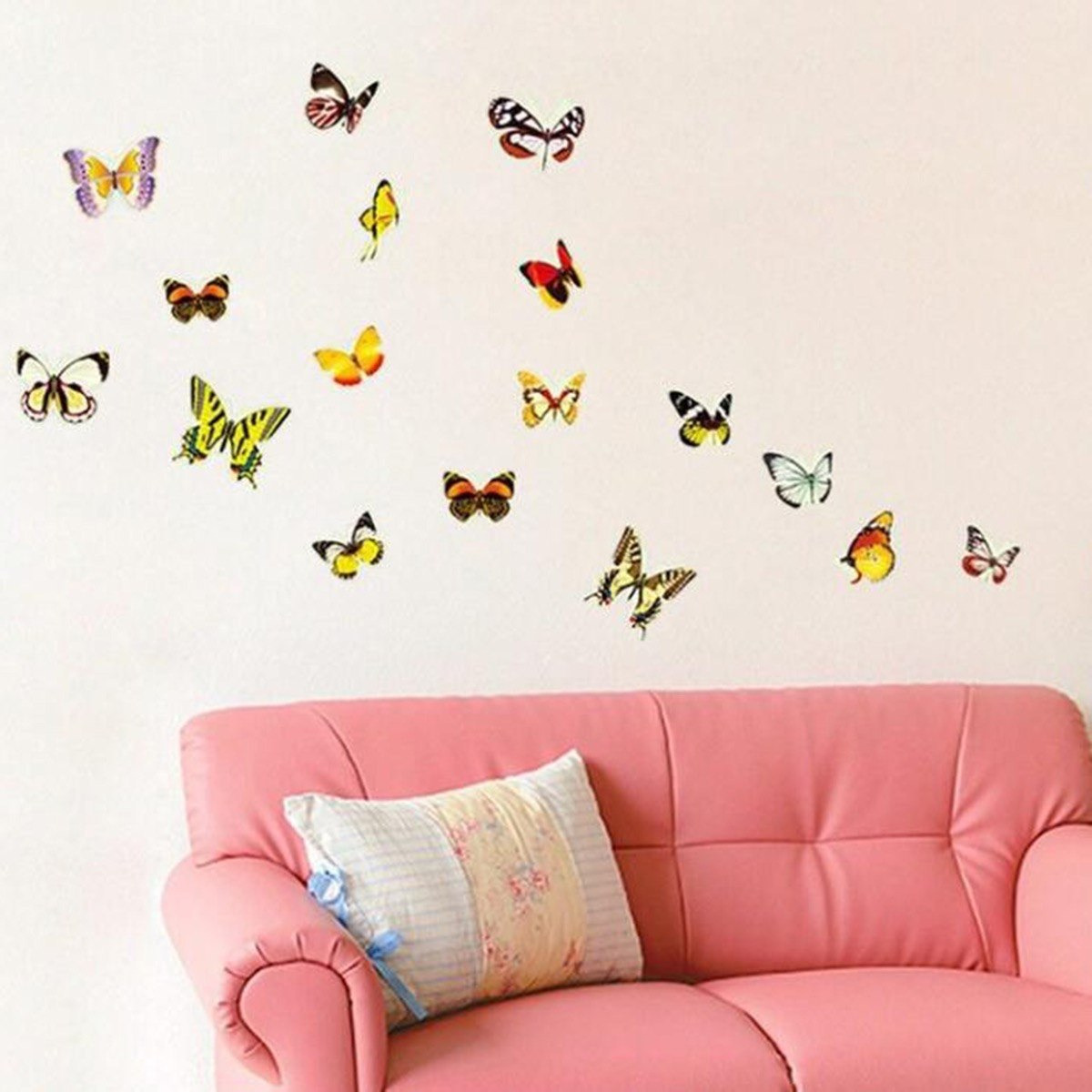 ملصقات متوهجة قابلة لإعادة الاستخدام على شكل فراشات من ريريتي - 21x29 سم-hbxhomeware-hbxkidsandyouth-image-1