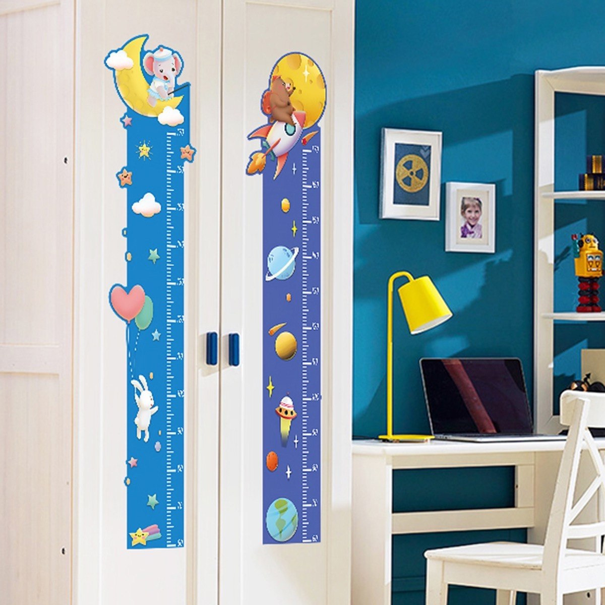 ملصق قياس الطول قابل لإعادة الاستخدام بتصميم جلاكسي من ريريتي - 50x70 سم-hbxhomeware-hbxkidsandyouth-image-1