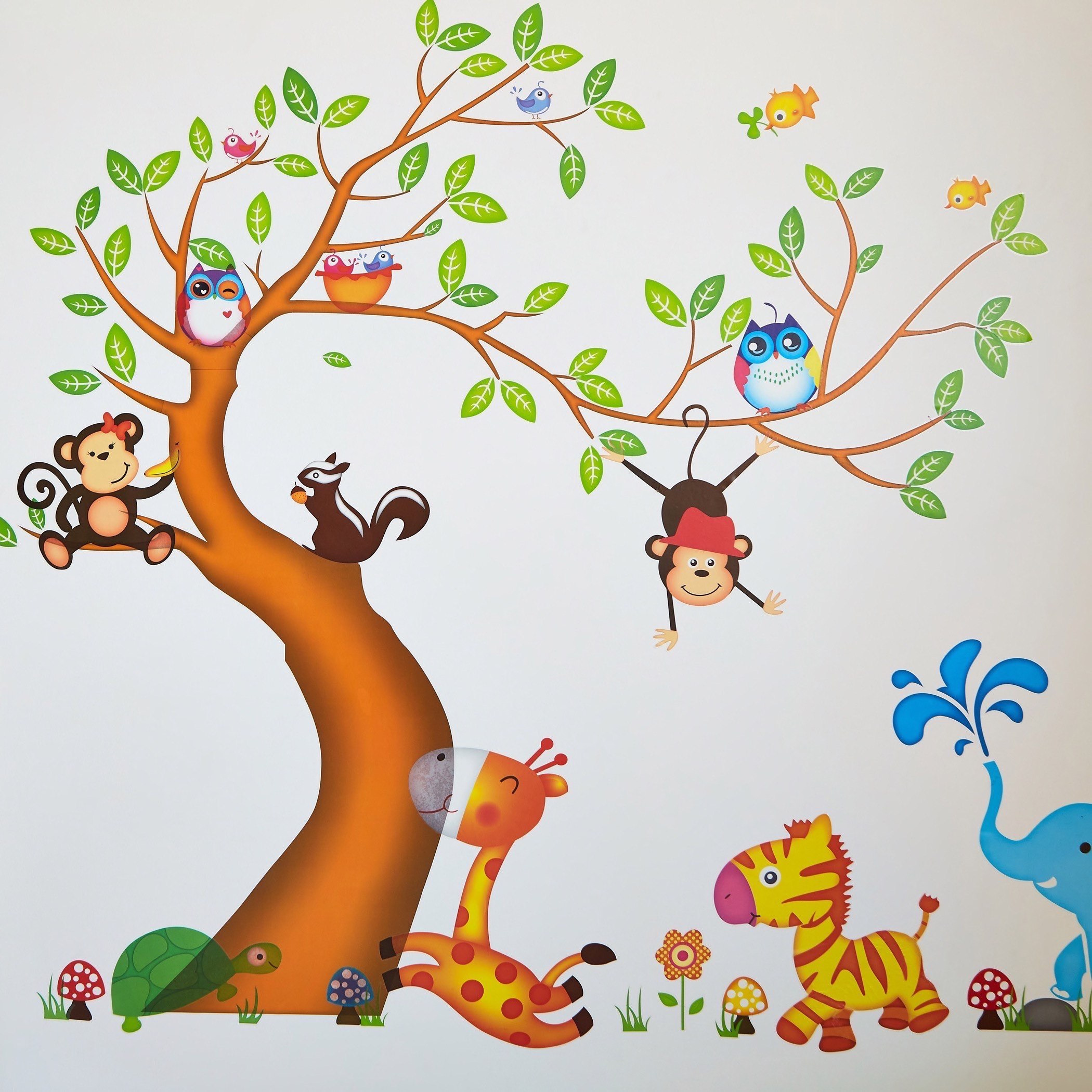 ملصقات قابلة لإعادة الاستخدام على شكل تري تايم من ريريتي - 60x90 سم-hbxhomeware-hbxkidsandyouth-image-2