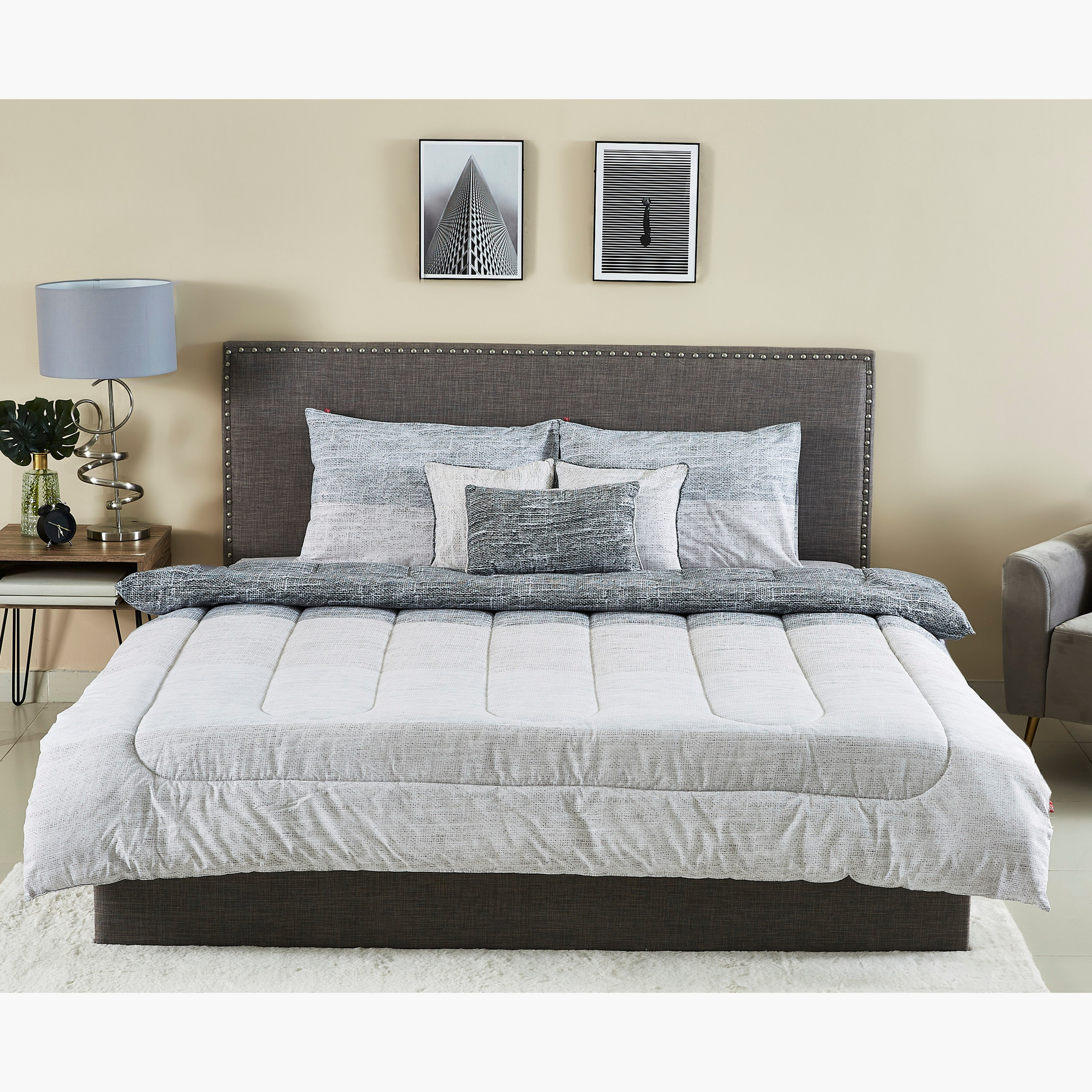 طقم لحاف قطن مقاس كينج بطبعات 7 قطع من آوه- 220x240 سم-hbxhomeware-bedding-bedinabag-image-12