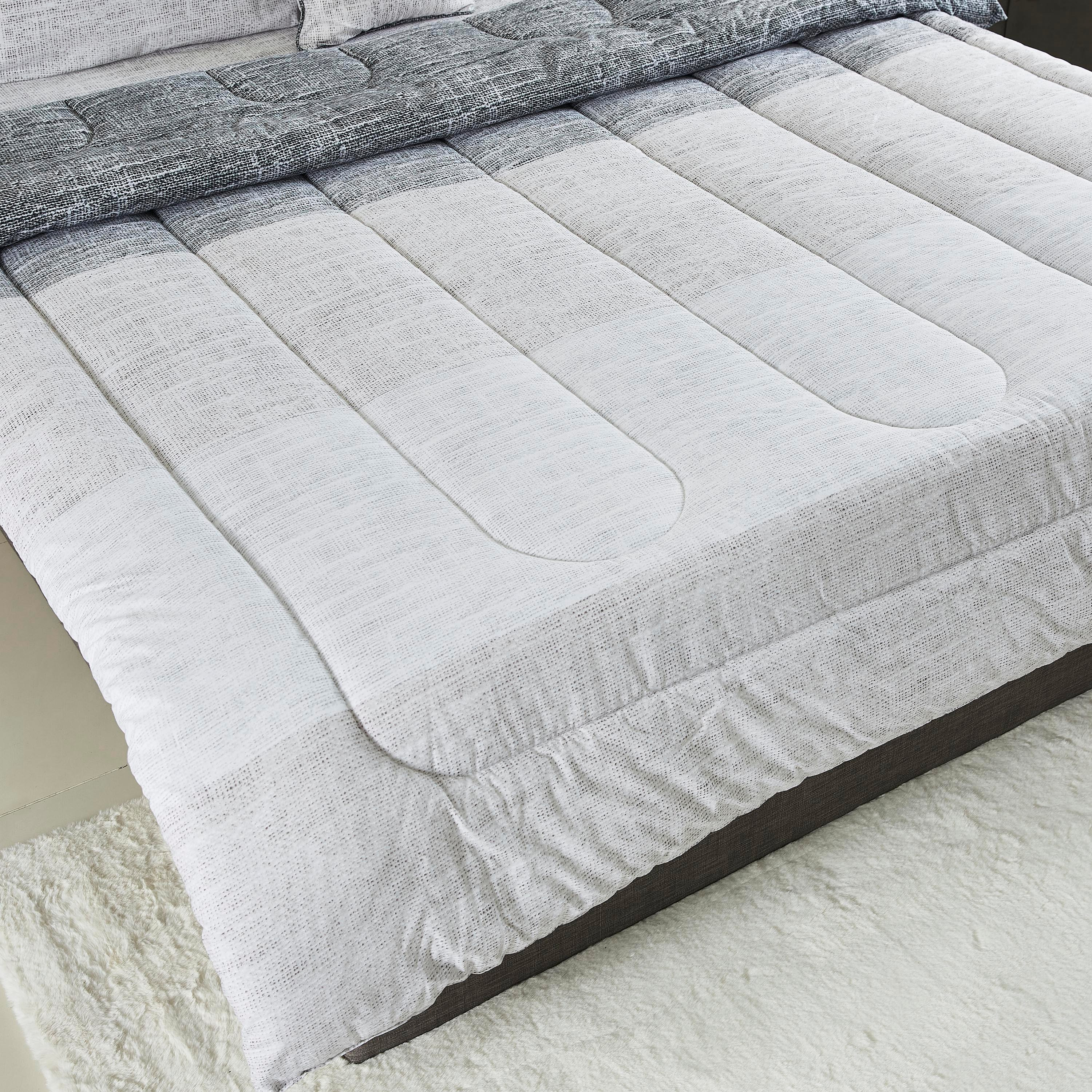 طقم لحاف قطن مقاس كينج بطبعات 7 قطع من آوه- 220x240 سم-hbxhomeware-bedding-bedinabag-image-5