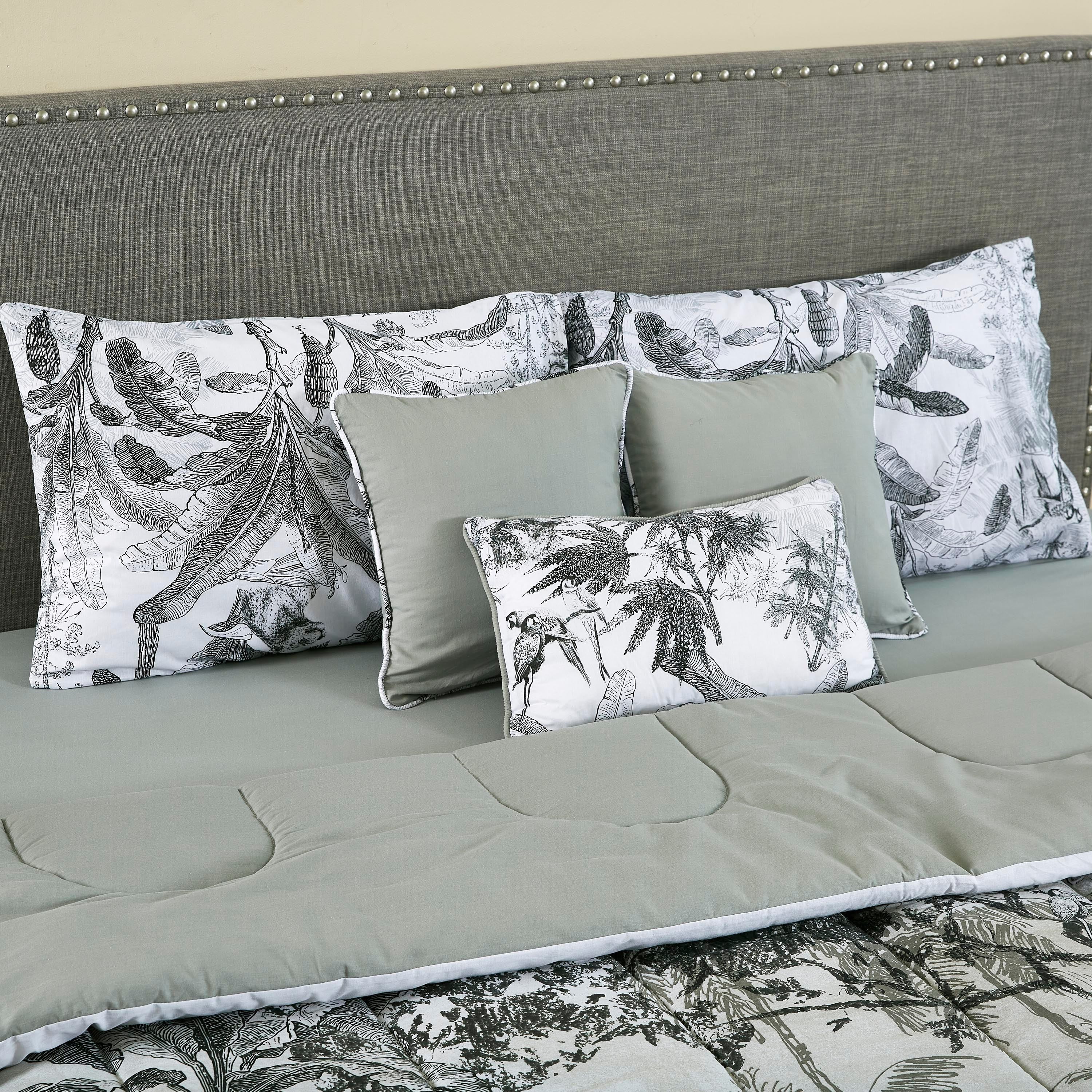 طقم لحاف مزدوج قطني بطبعات 7- قطع من برازيل - 220x240 سم-hbxhomeware-bedding-bedinabag-image-6